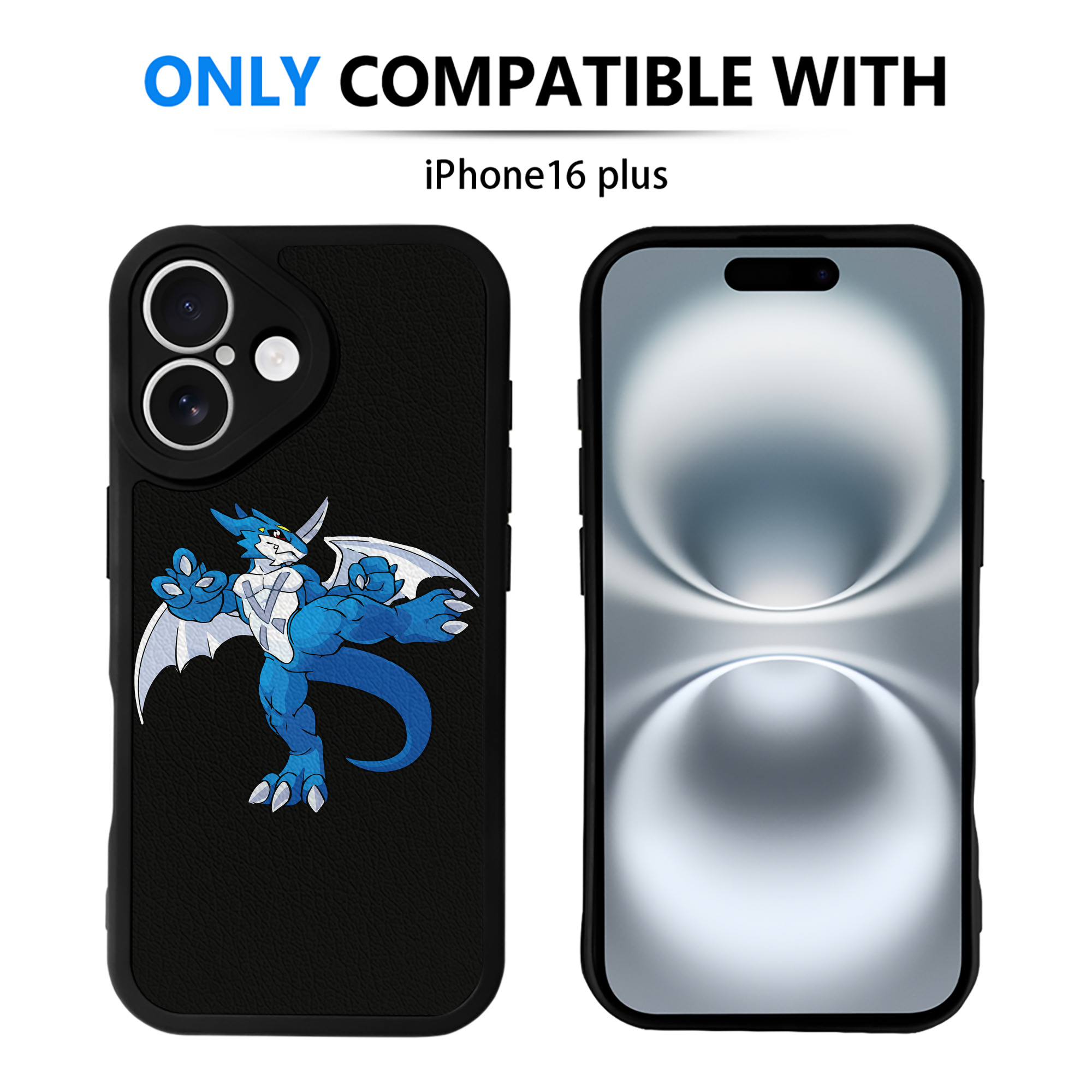 （画像用） Digimon デジタルモンスター/デジモン 【iPhone 16シリーズ対応】シリコンスマホケース（レザー調） 材質：シリコン